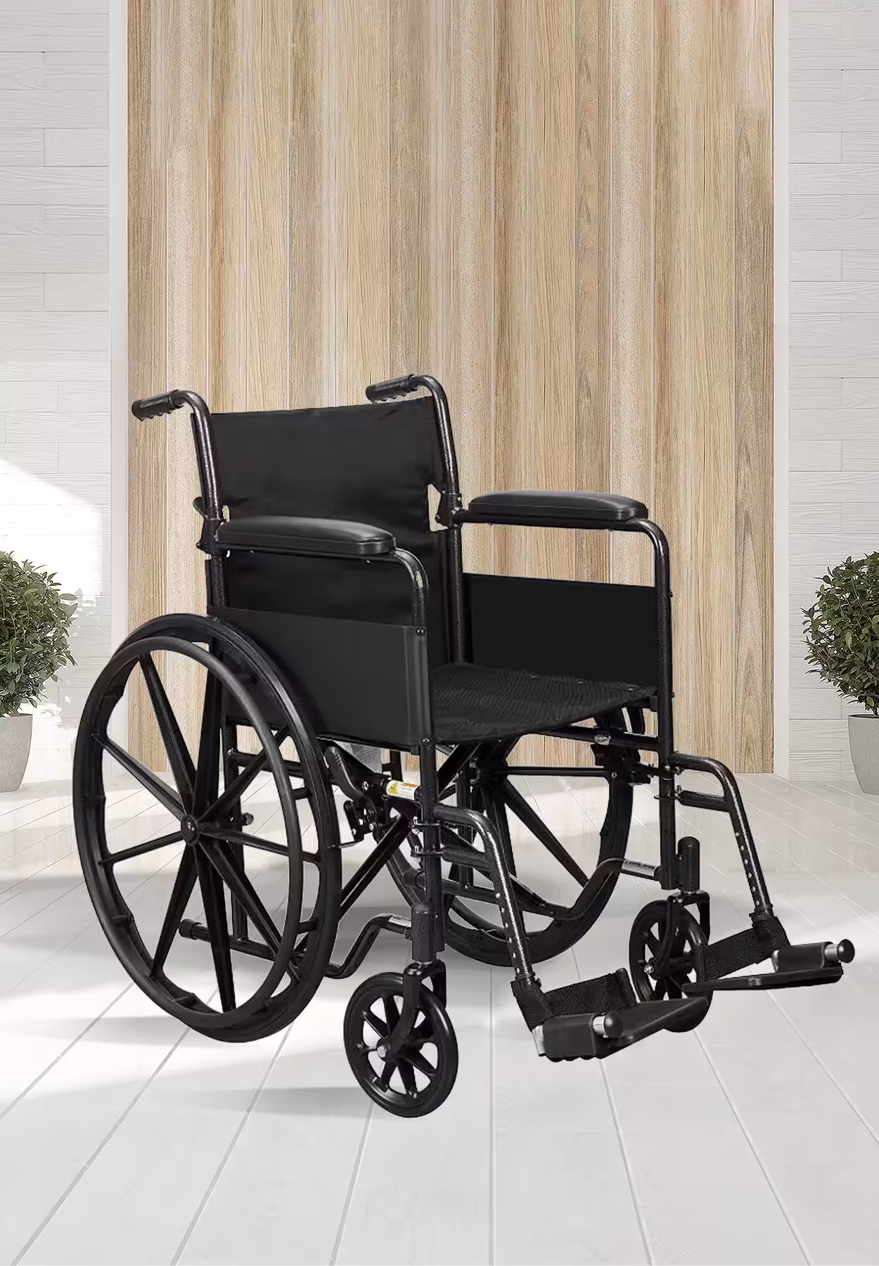 YERLİ ÜRETİM Poylin P100Y Ekonomik Tekerlekli Sandalye